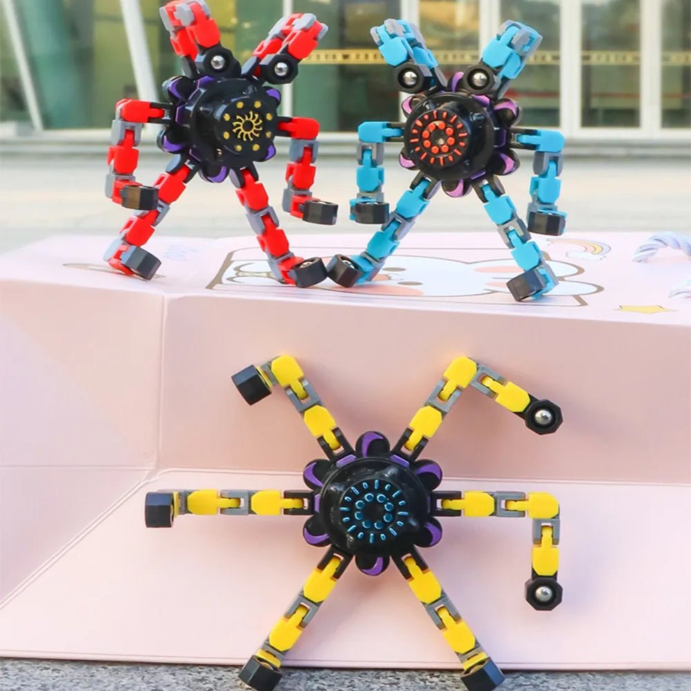Anti-Stress Sensory Gyro Chain Fidget Spinner
