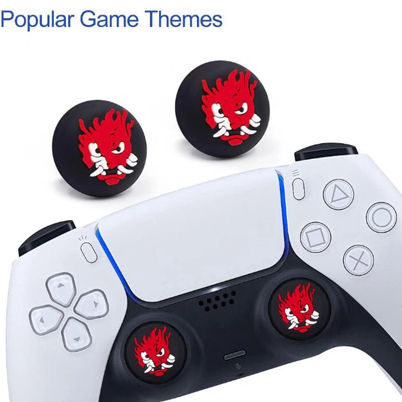 Cool Silicone Thumb Stick Grips Joystick Cap for Sony PS5 PS4 PS3 Xbox One Slim Series X/S Switch Pro