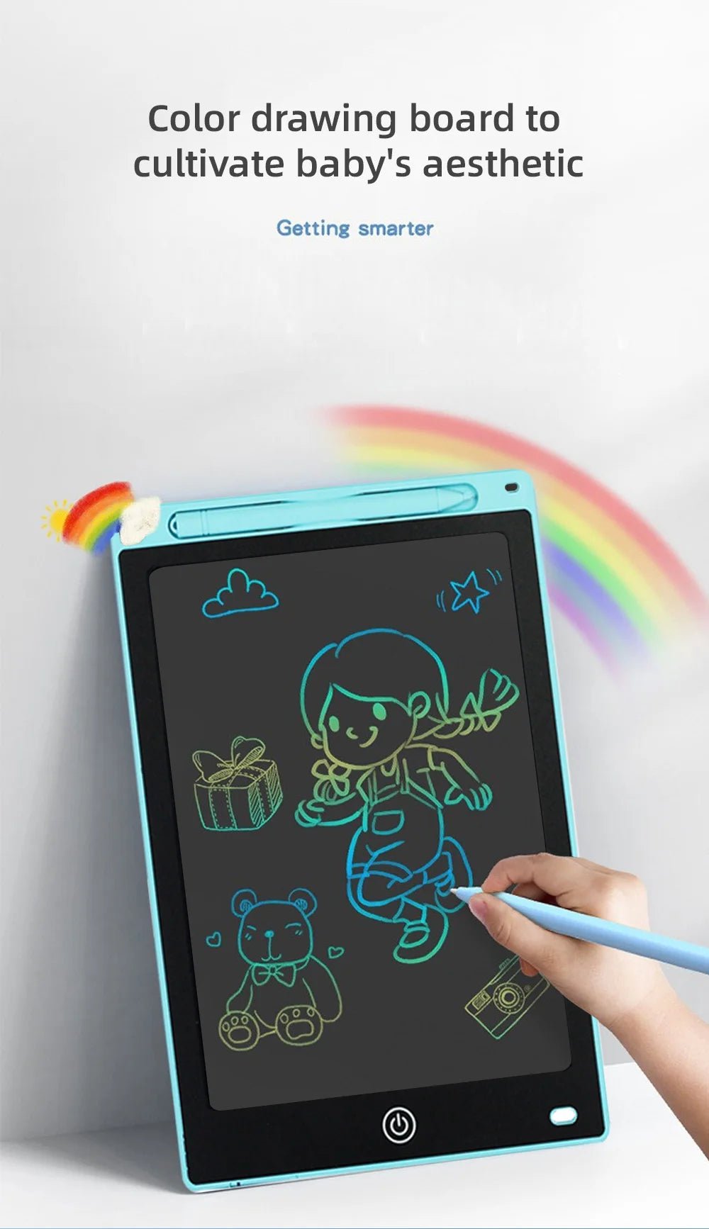 LCD Mini Drawing Tablet Board w Anti Erasing Lock