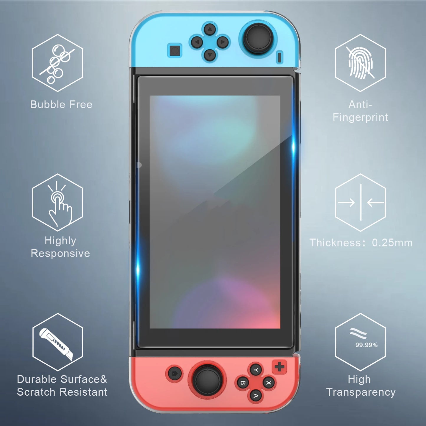 Nintendo Screen Protector Tempered Glass