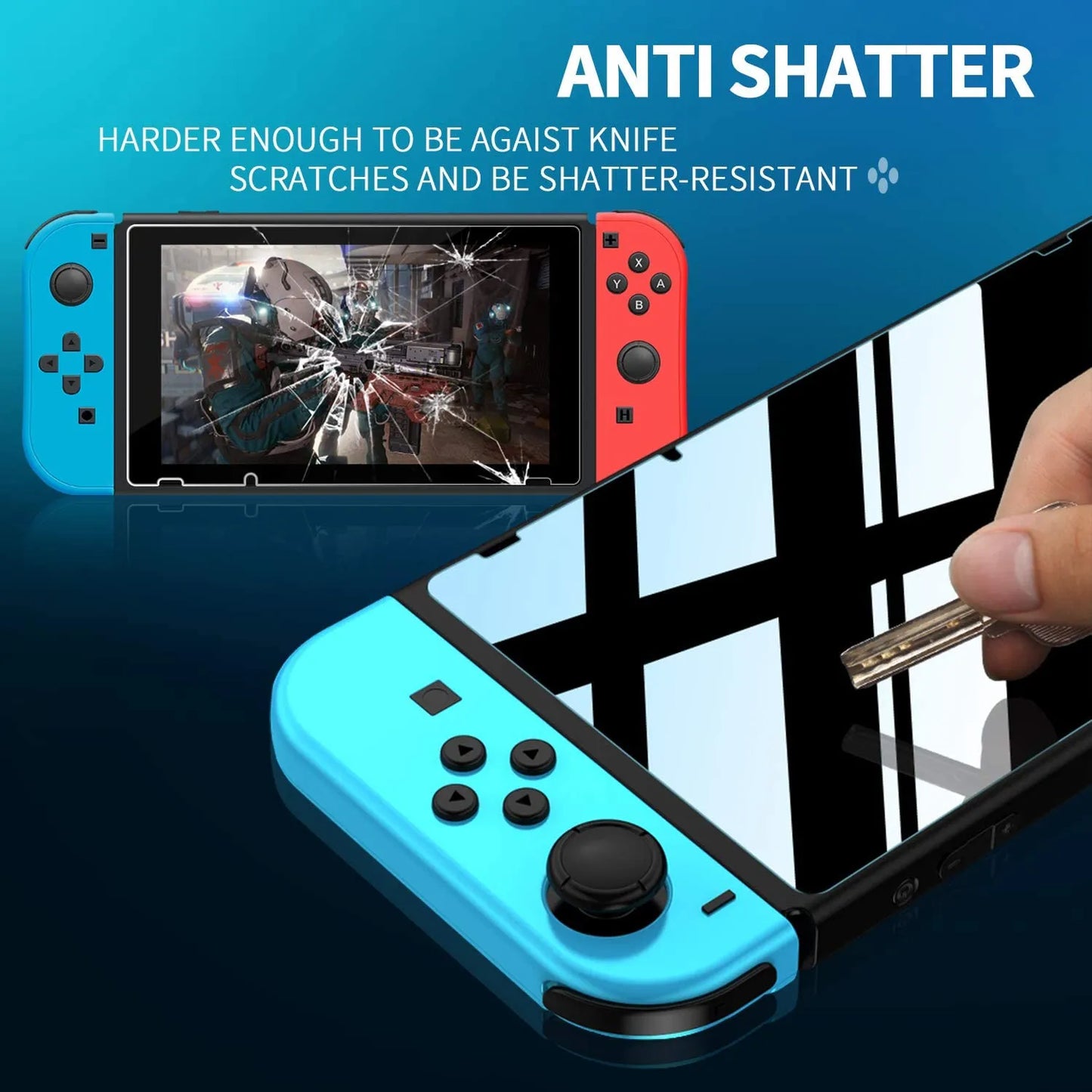 Nintendo Screen Protector Tempered Glass