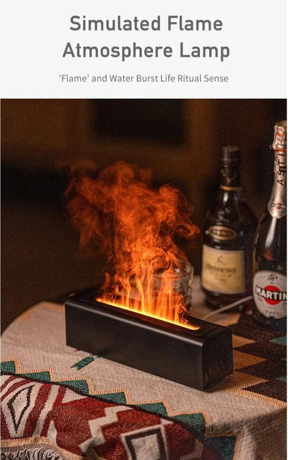 Fragrance USB Flame Diffuser with Colorful Simulation