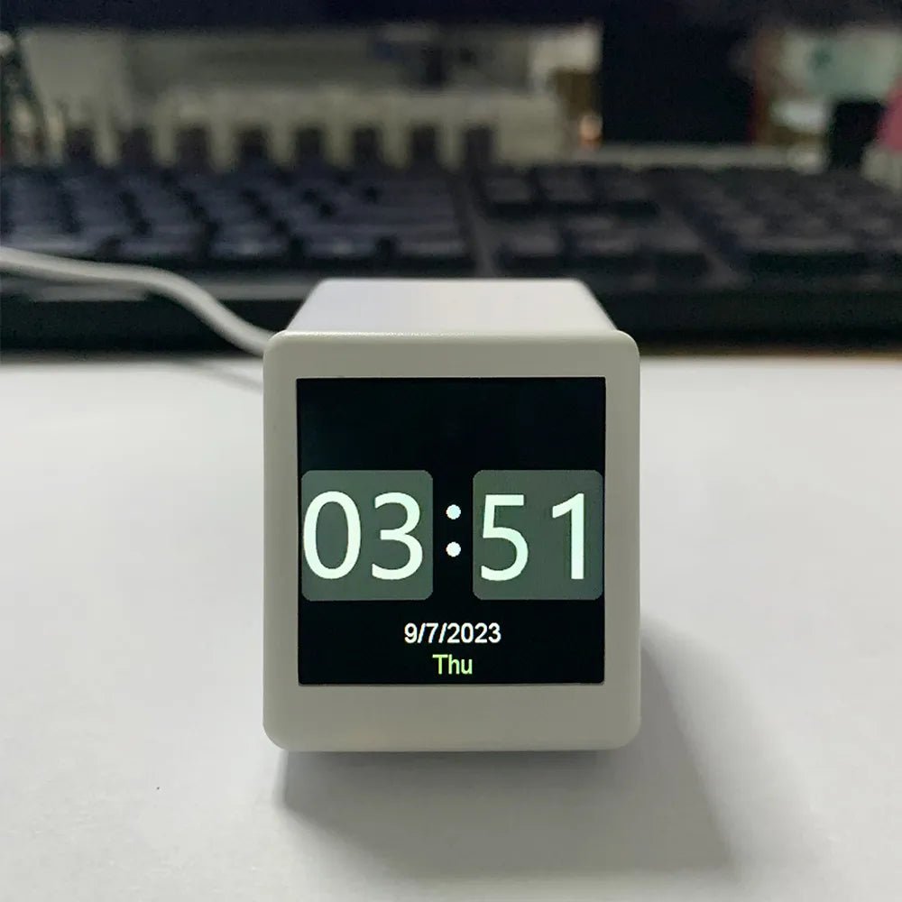 Smart Clock with DIY GIF Animations and WiFi