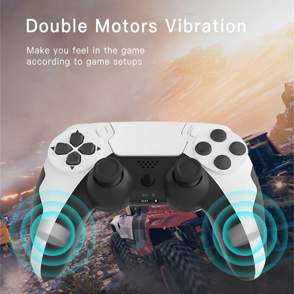 Wireless Gamepad Joystick with Six Axis Gyroscope Dual Vibration