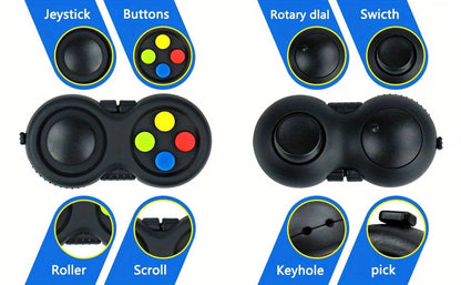 Controller Pad Stress Reliever Toy with multitude Fidgeting Functions