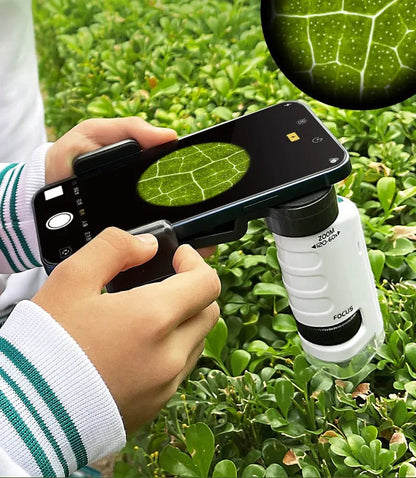60-120x Educational Pocket LED Microscope Kit