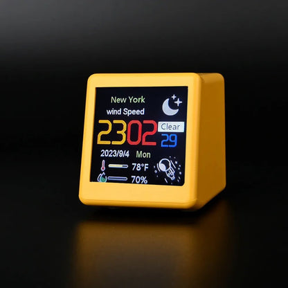 Smart Clock with DIY GIF Animations and WiFi