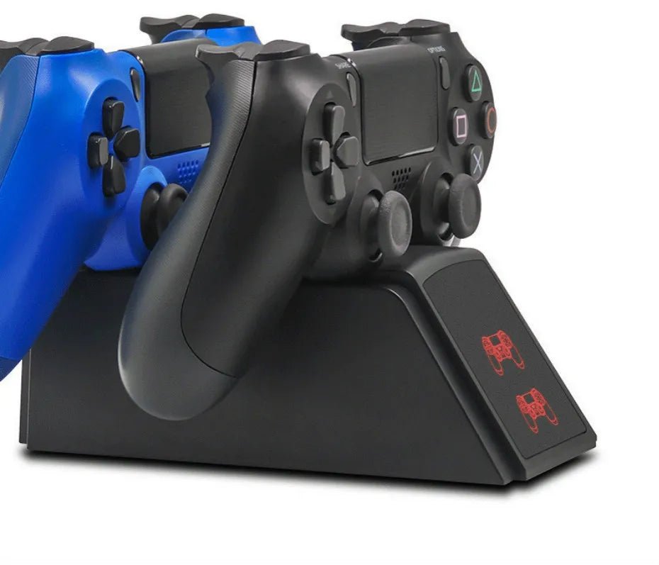 Dual USB Fast Charging Dock Station for PS4 Controllers