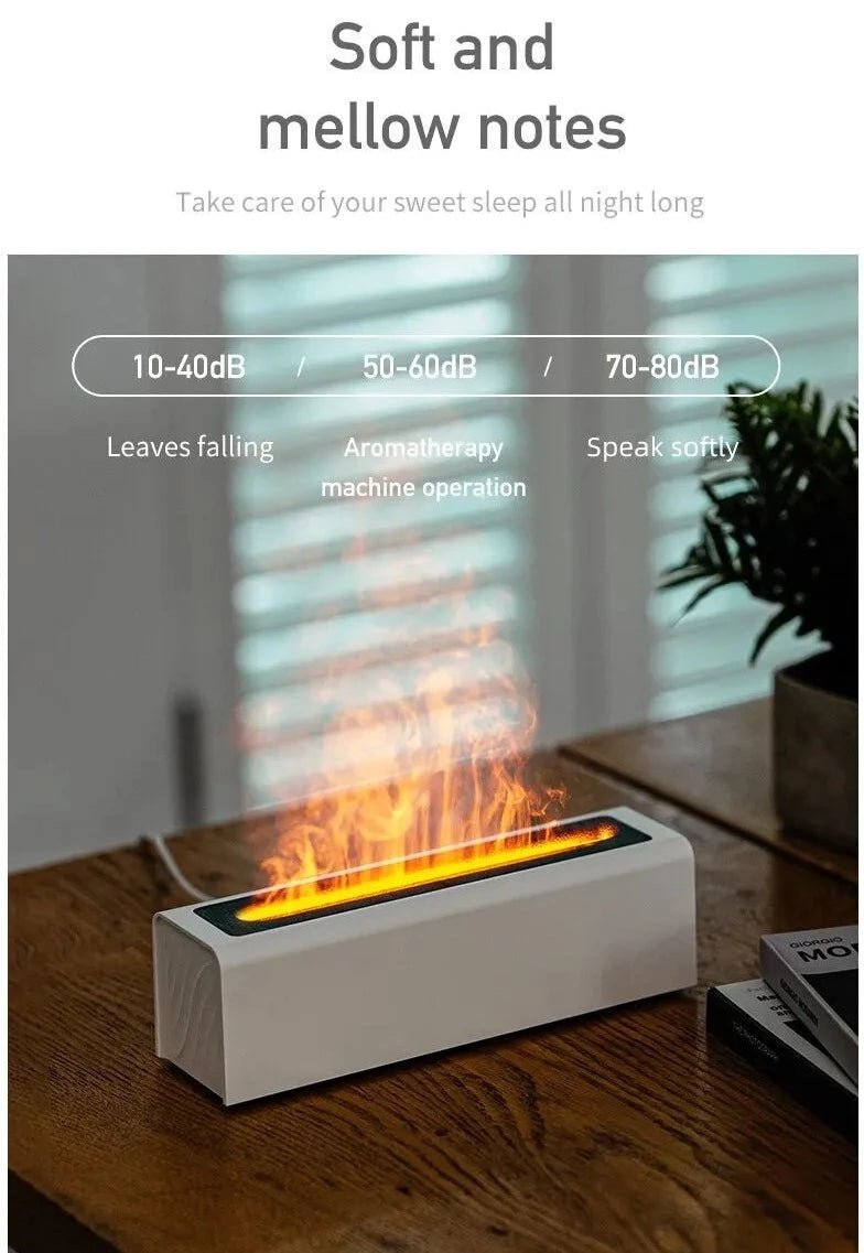 Fragrance USB Flame Diffuser with Colorful Simulation