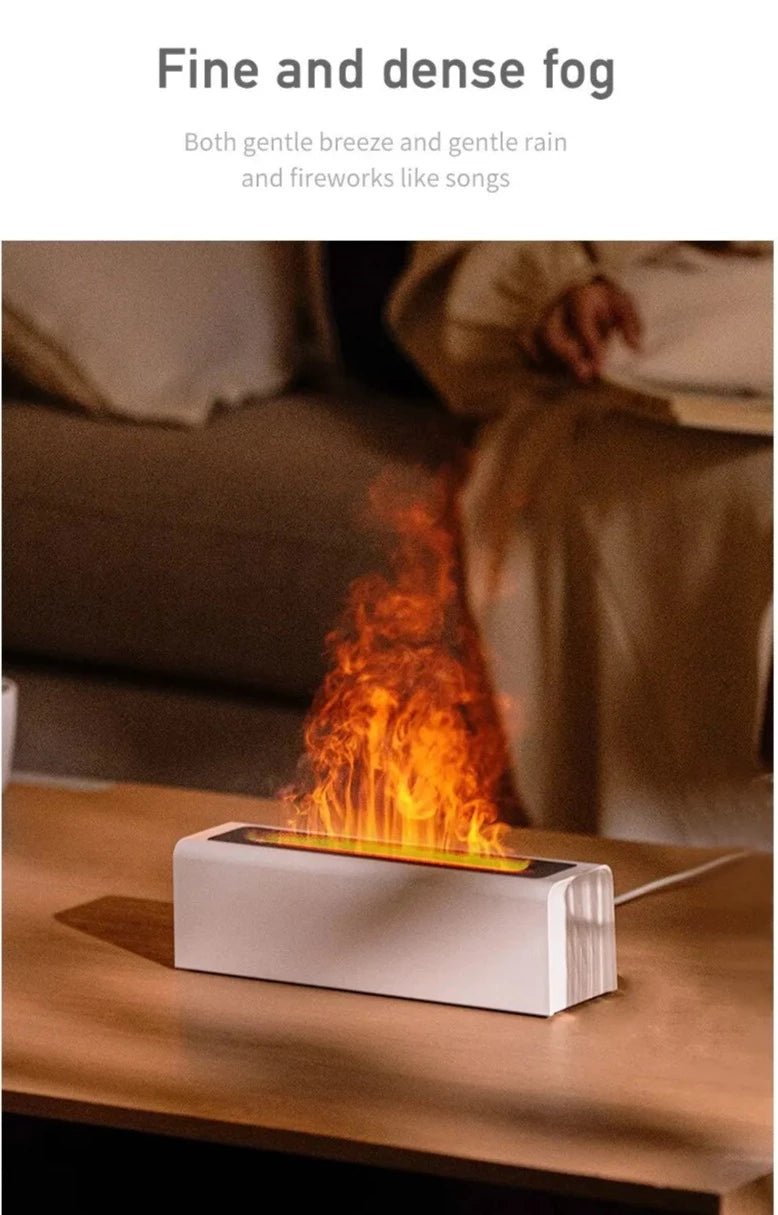 Fragrance USB Flame Diffuser with Colorful Simulation