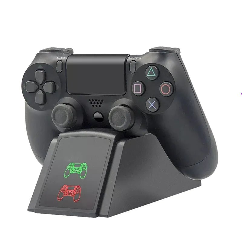 Dual USB Fast Charging Dock Station for PS4 Controllers