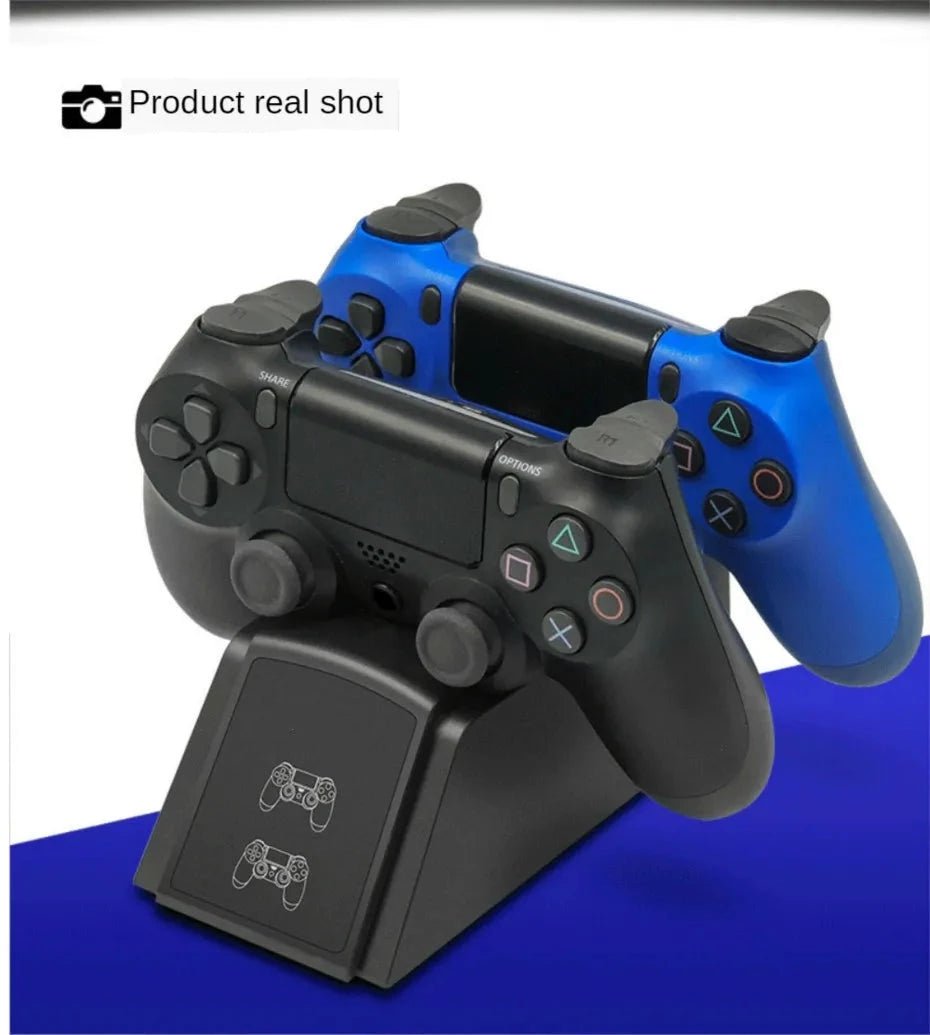 Dual USB Fast Charging Dock Station for PS4 Controllers