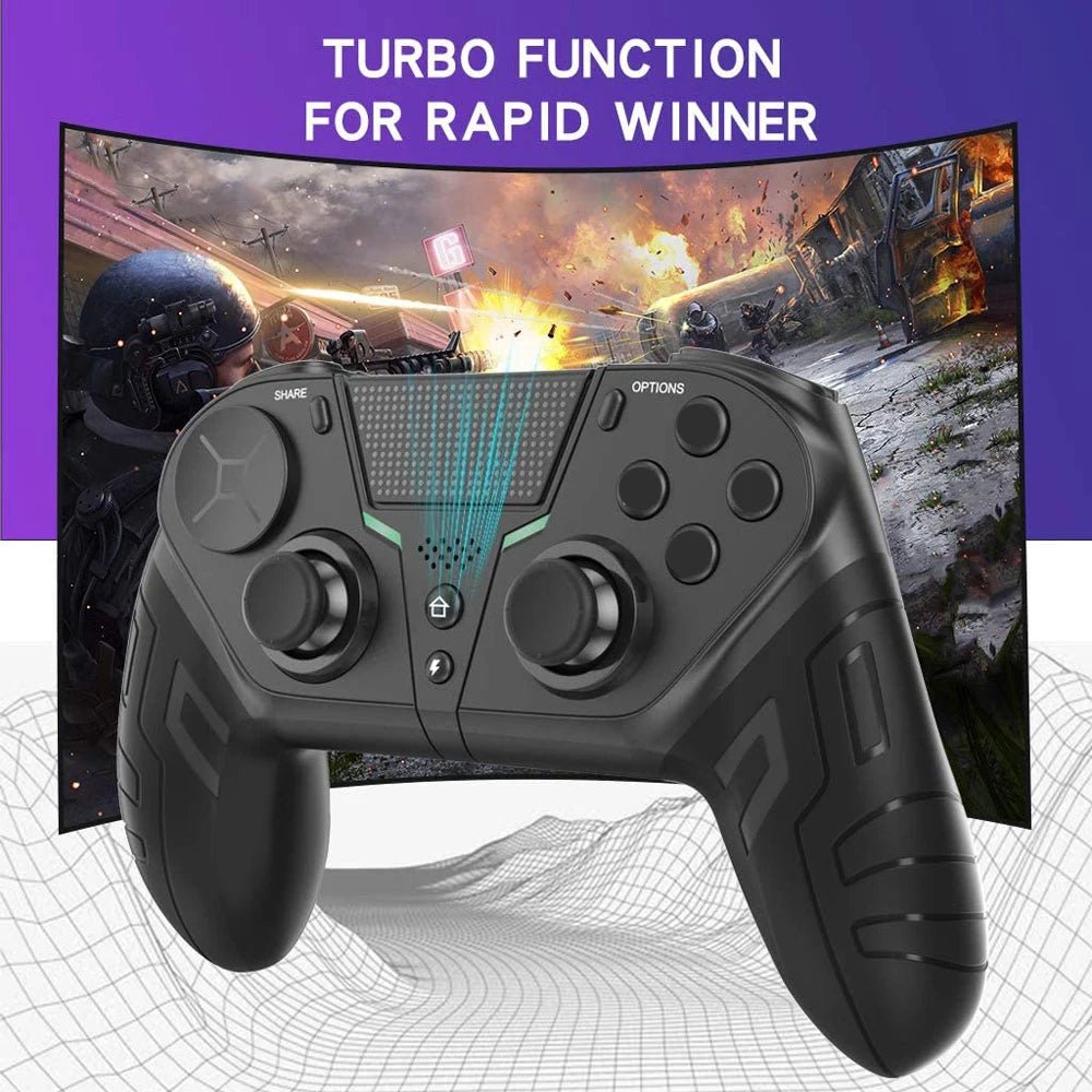 Wireless Joystick Controller with Customizable Direction Pad PS4 PS3 PC Mobile TV