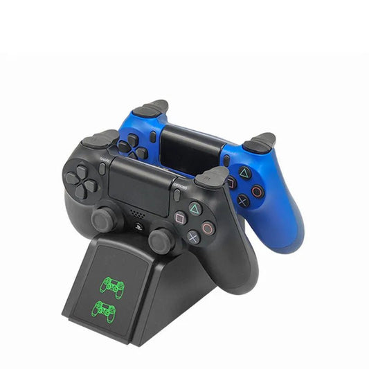 Dual USB Fast Charging Dock Station for PS4 Controllers